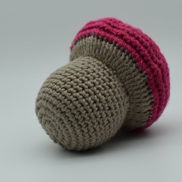 HAND CRAFTED Crochet Plush Mushroom - Picture 3 of 7
